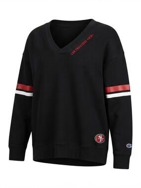 Champion San Francisco 49ers Women’s Oversized Sweatshirt Large NWT Pockets